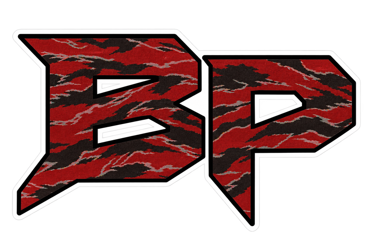 BP RED TIGER STICKER
